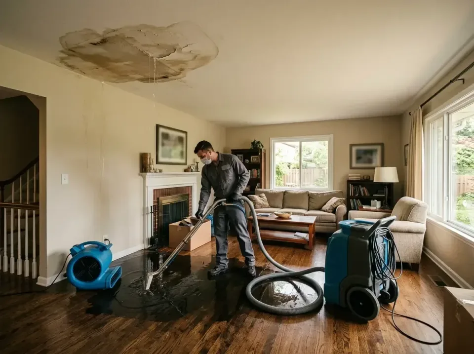 attic-pipe-burst-ceiling-drip-008 — frequently asked questions, Water Damage Restoration & Carpet Care in Normandy, MO